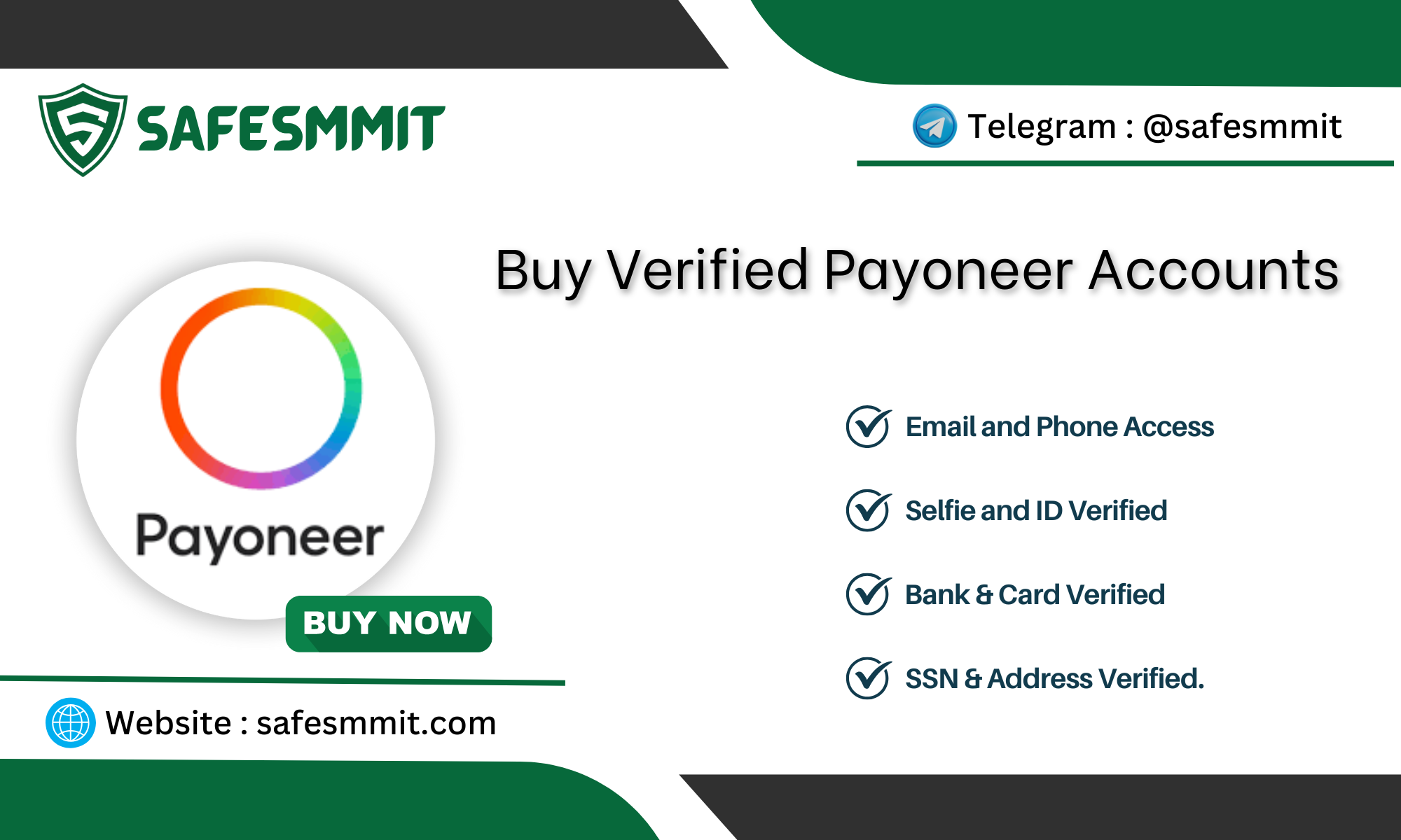 Buy Verified Payoneer Accounts